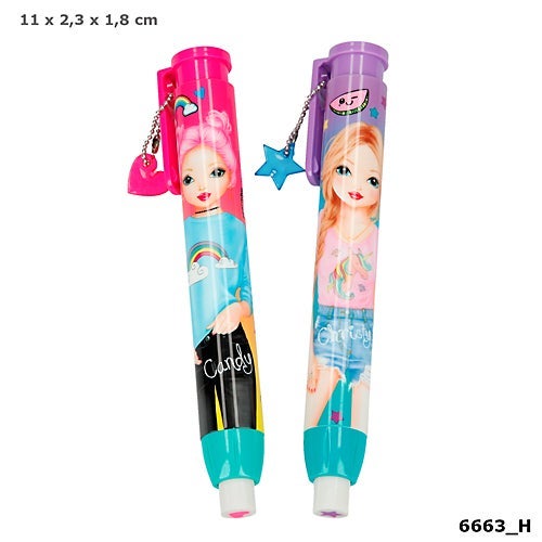 Stiftviskelær Rosa/Blå 2Ass Topmodel