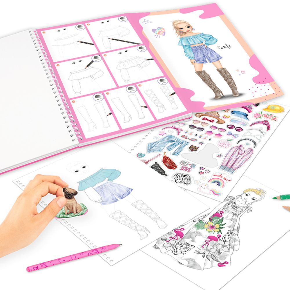 Aktivitetsbok M Blyantsett Topmodel