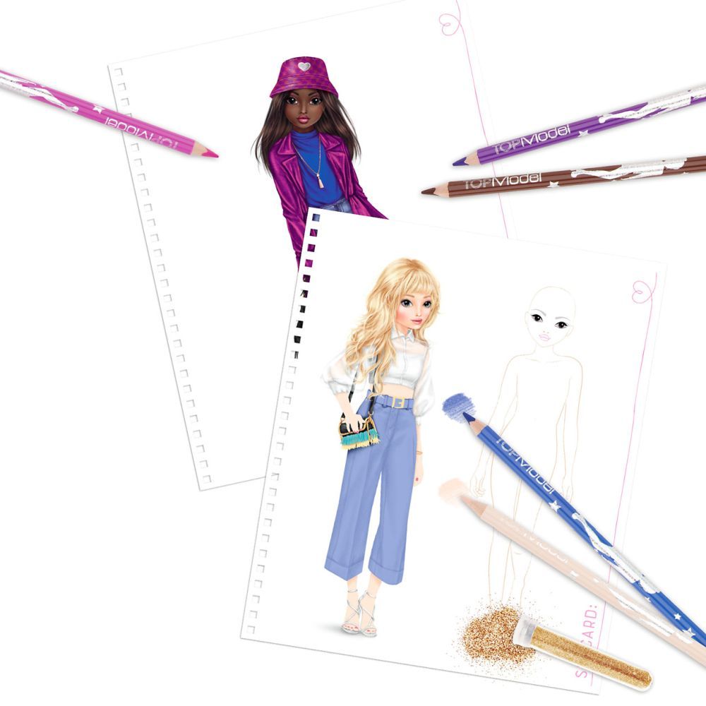 Aktivitetsbok Coloring Book Topmodel