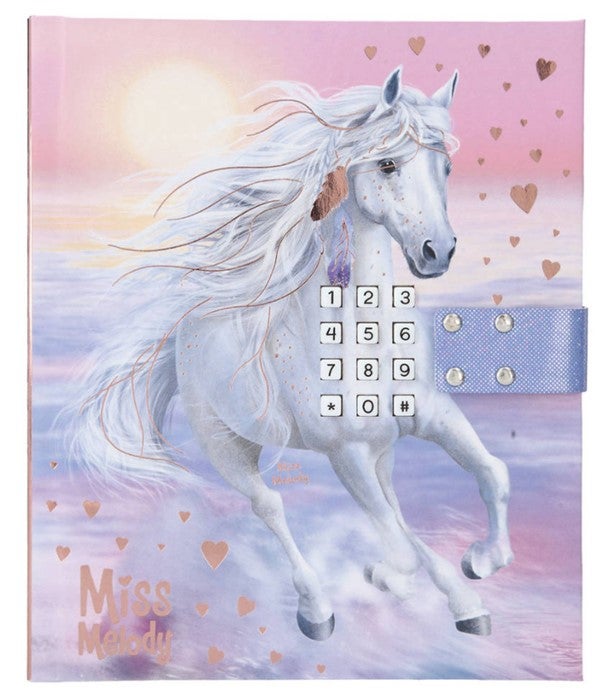 Dagbok Med Kodelås Og Musikk Miss Melody