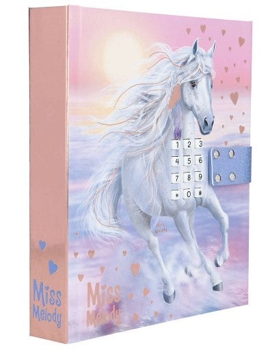 Dagbok Med Kodelås Og Musikk Miss Melody