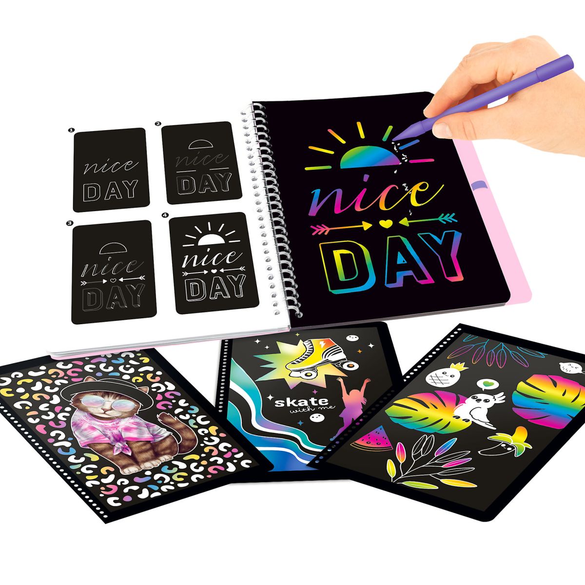 Aktivitetsbok Magic Scratch Topmodel