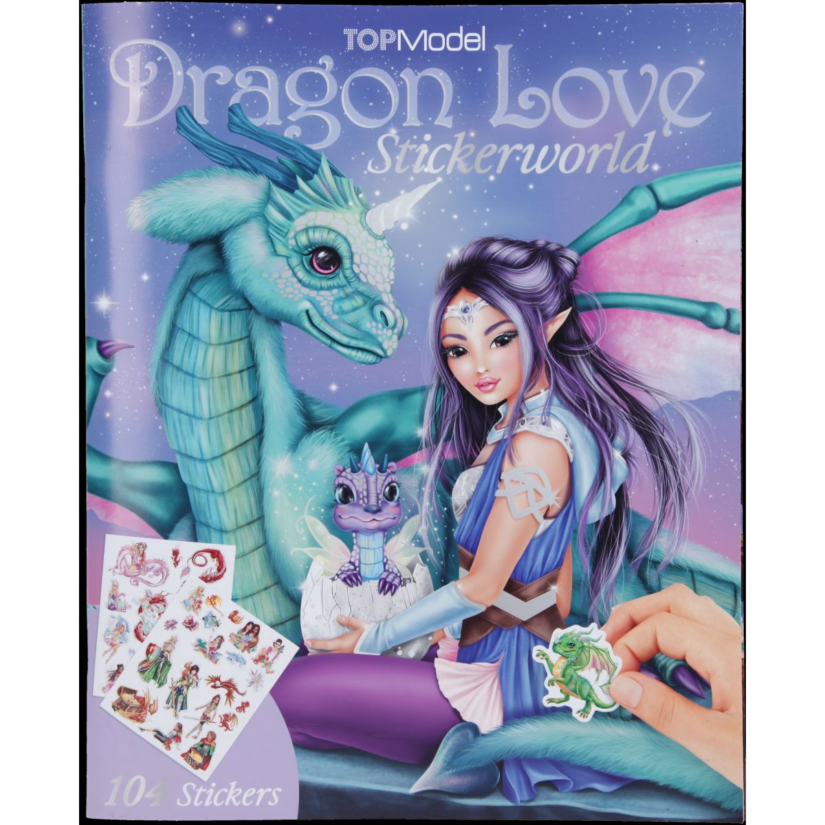 Aktivitetsbok Stickersworld Dragon Love Topmodel