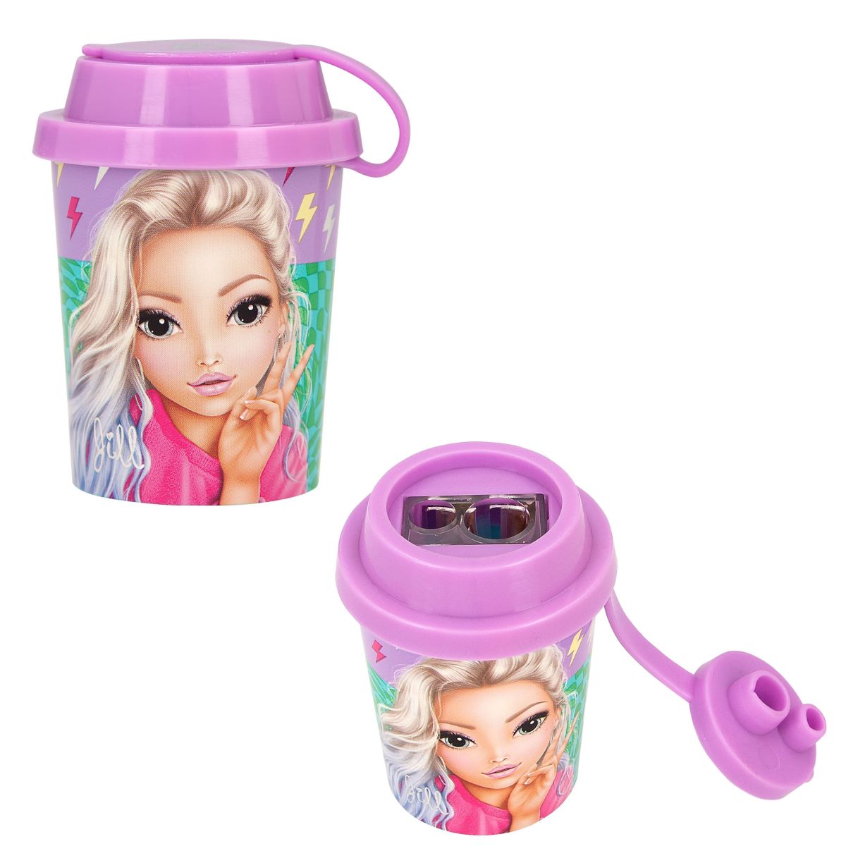 Blyantspisser m/lokk 3 ass Topmodel