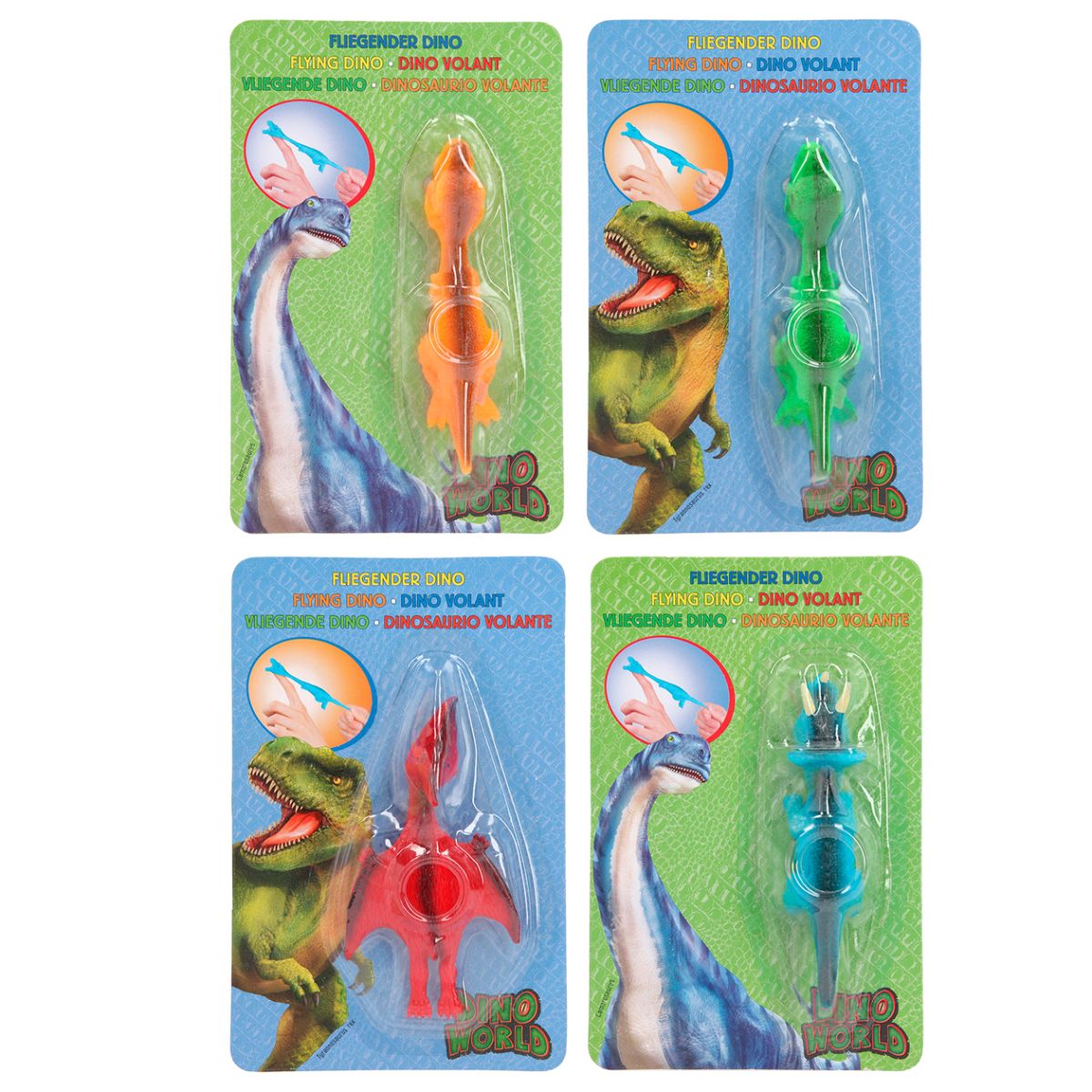 Sprettert flying dino 4ass Dinoworld