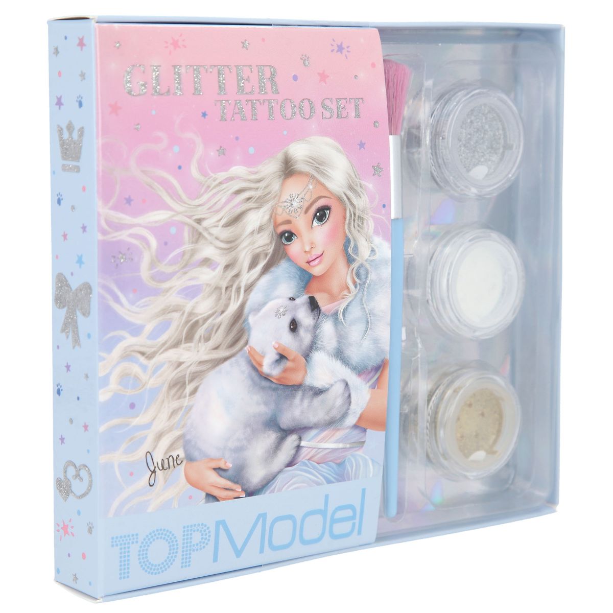 Glitter Tattoo Sett Ice World Topmodel