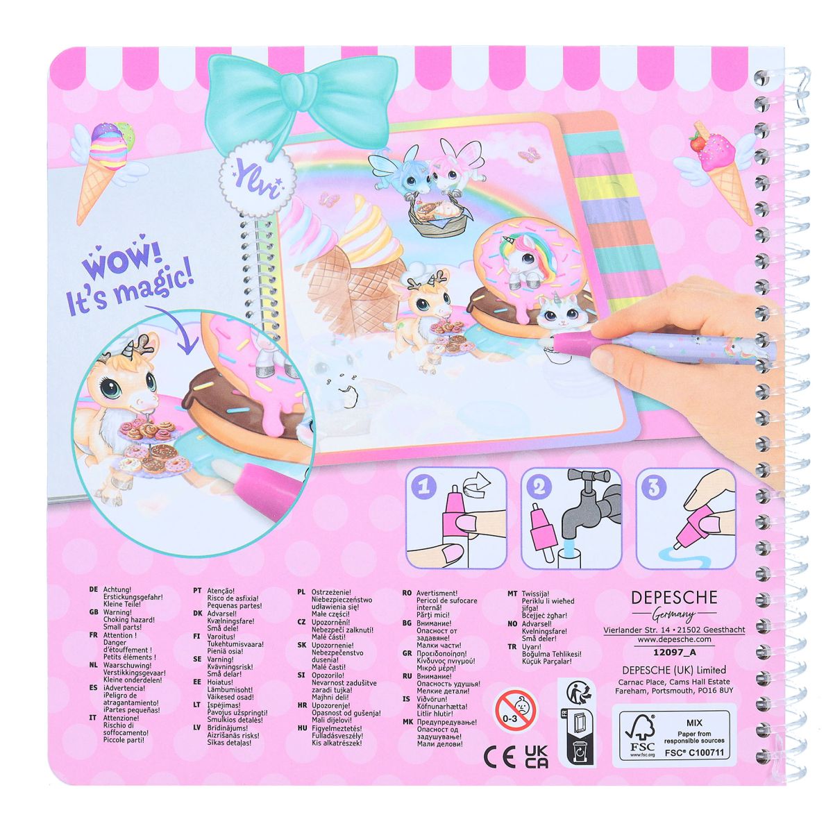 Aktivitetsbok Aqua Magic Ylvi