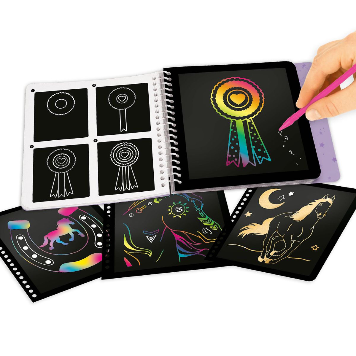 Aktivitetsbok Mini  "Magic Scratch"  Miss Melody