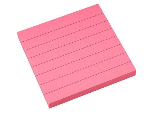 Notatblokk Info 75X75 Neon Rosa