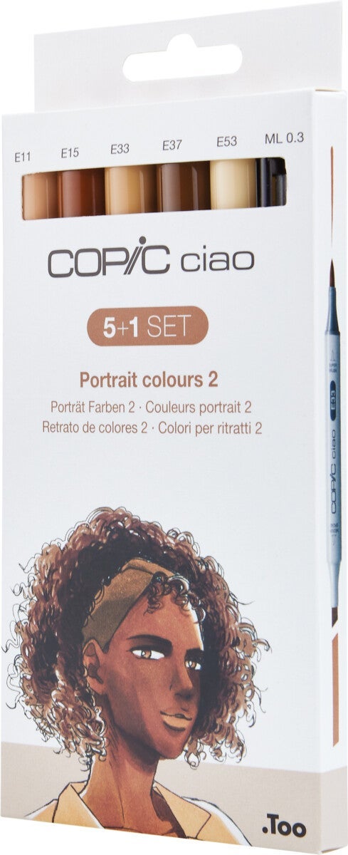 Tusj Copic Ciao Alkoholbasert 5+1 Portrait 2