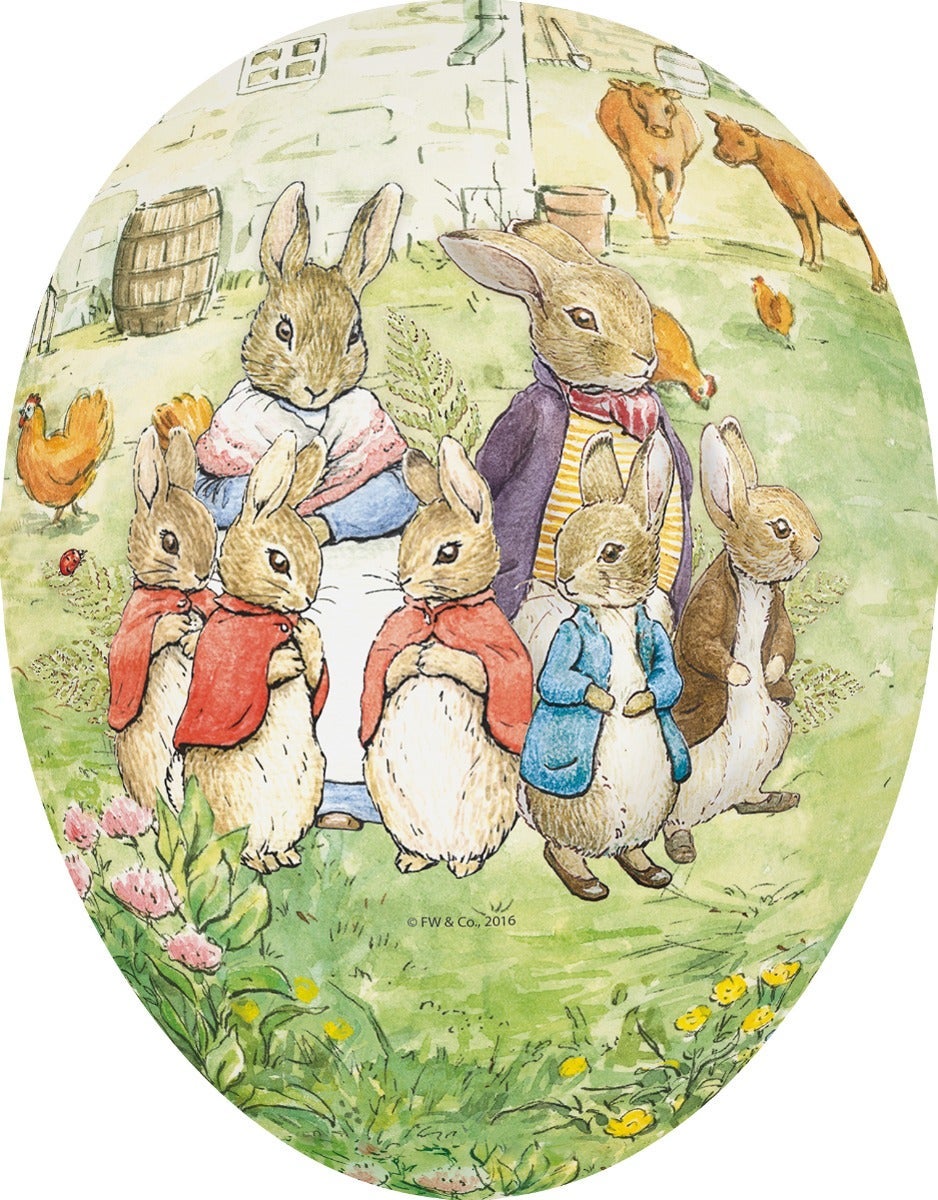 Påskeegg Beatrix Potter 12cm Ass