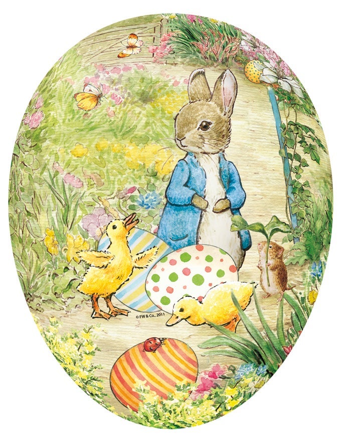 Påskeegg Beatrix Potter 12cm Ass