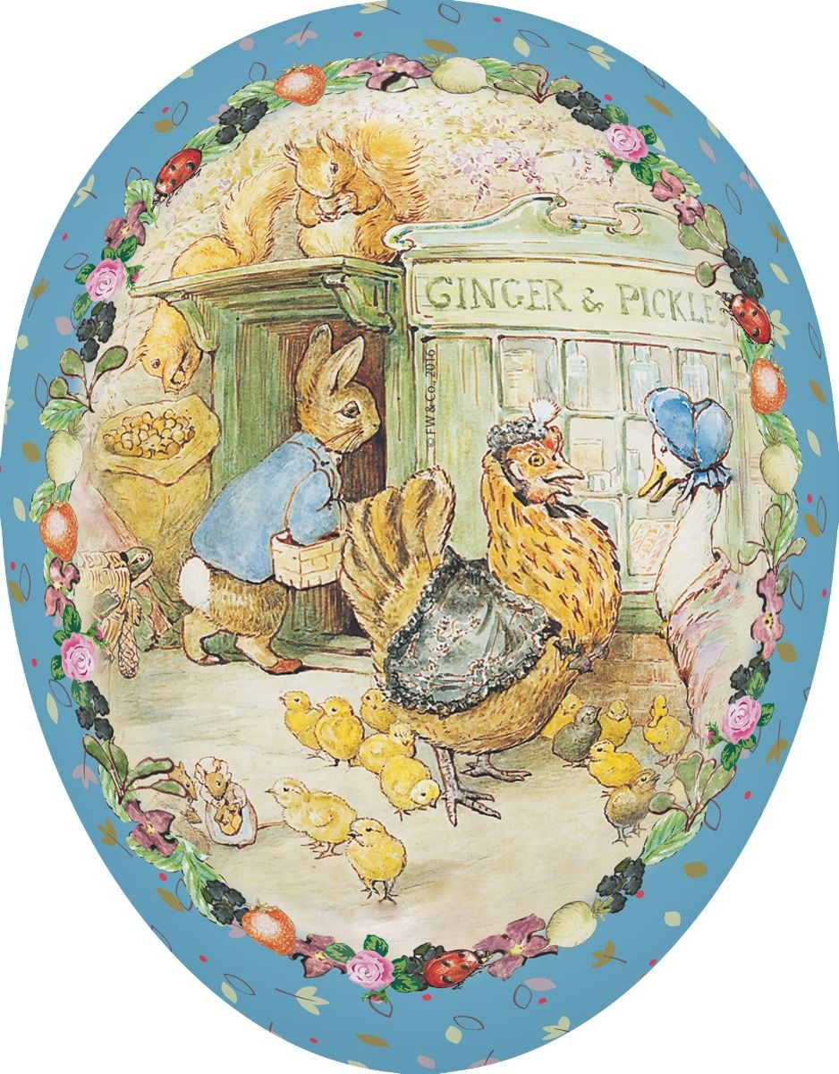 Påskeegg Beatrix Potter 15cm Ass