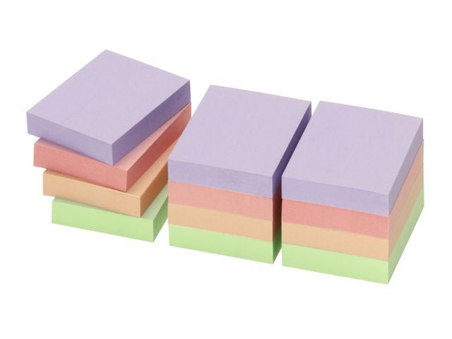 Notatblokk Info 50X40mm Pastell (12)