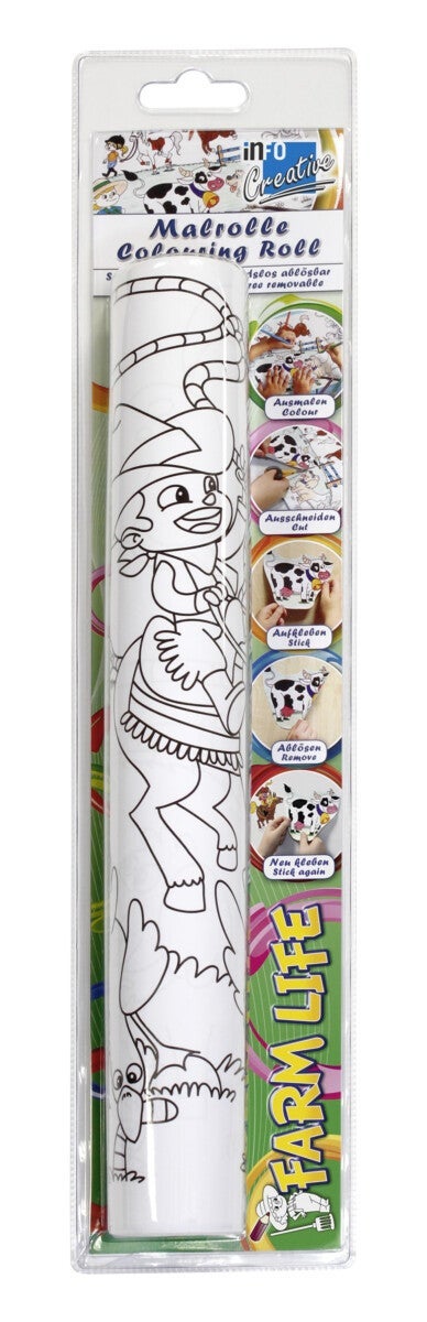 Fargeleggingsrull 30cm bondegård