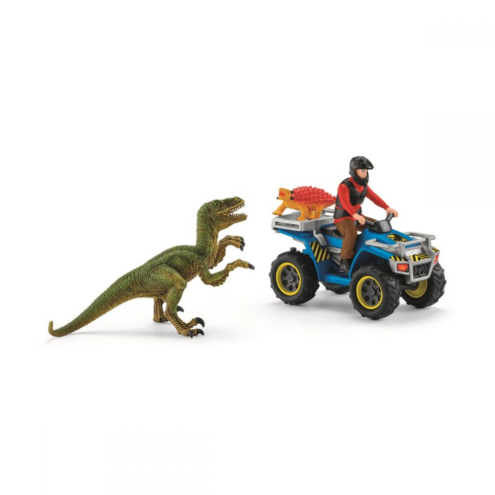 Schleich Quad escape from Velociraptor