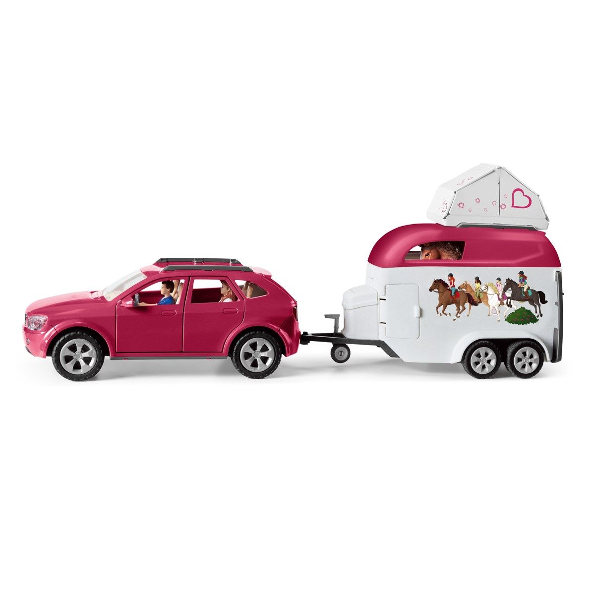 Schleich hest m/bil og trailer