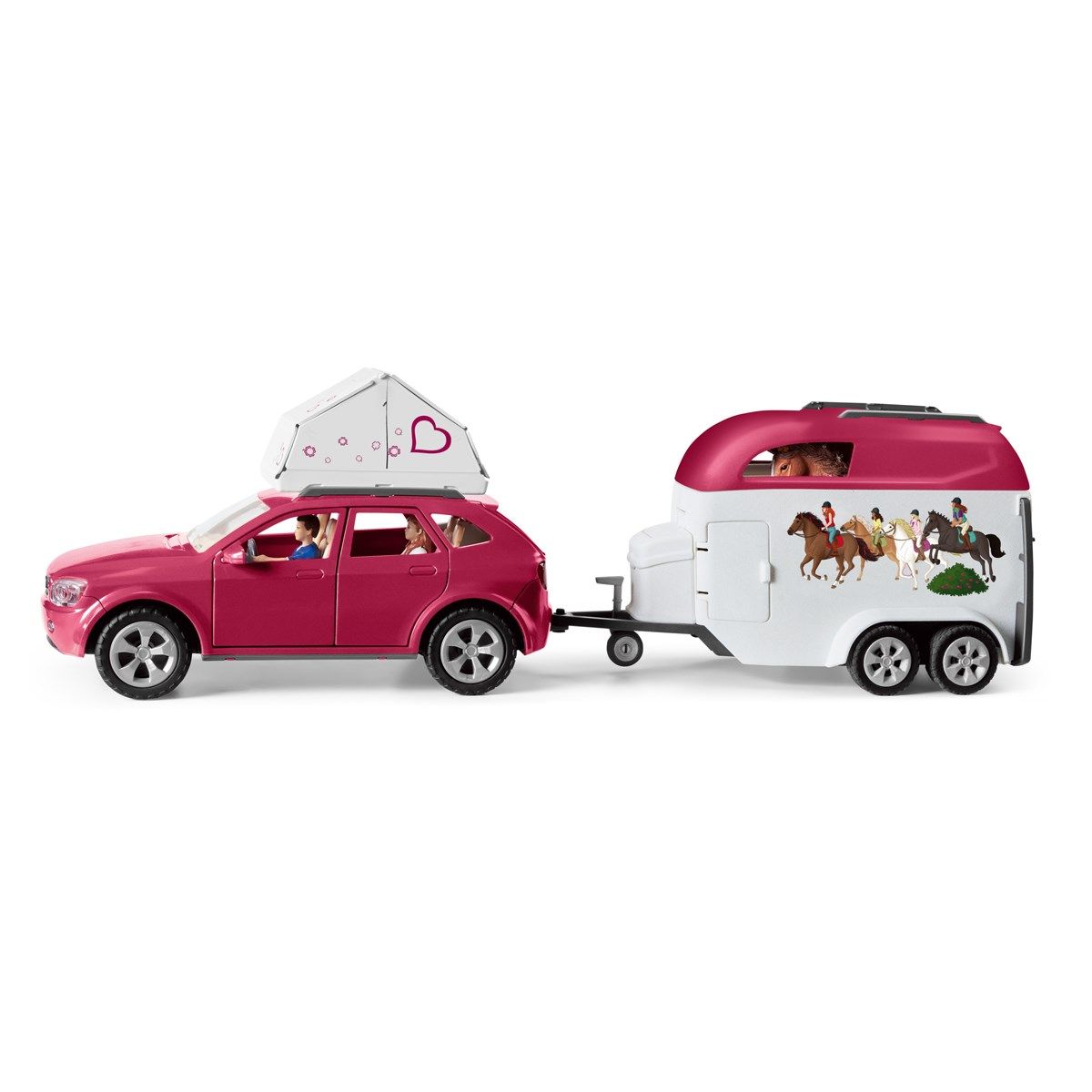 Schleich hest m/bil og trailer