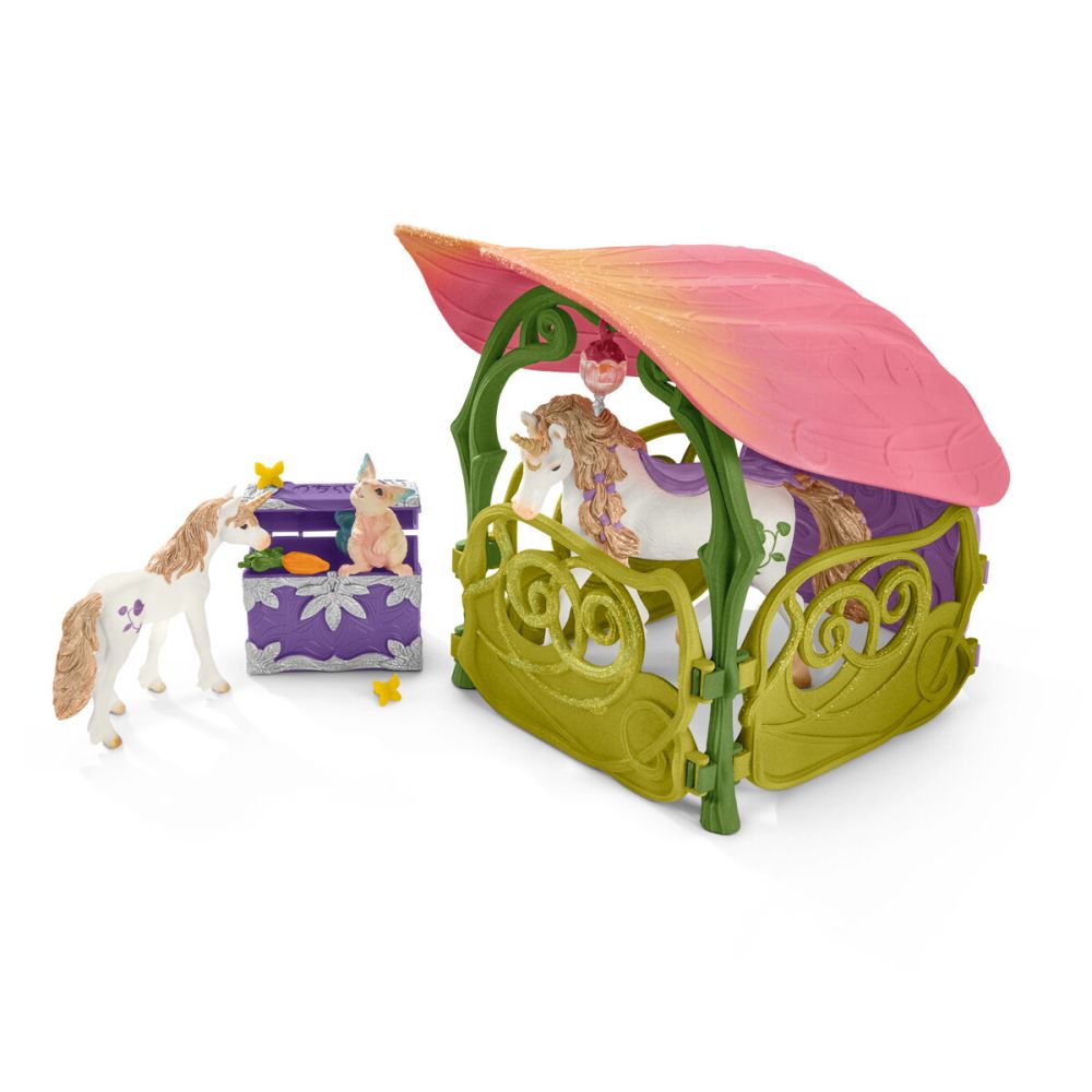 Schleich Glittering flower house w/ stable