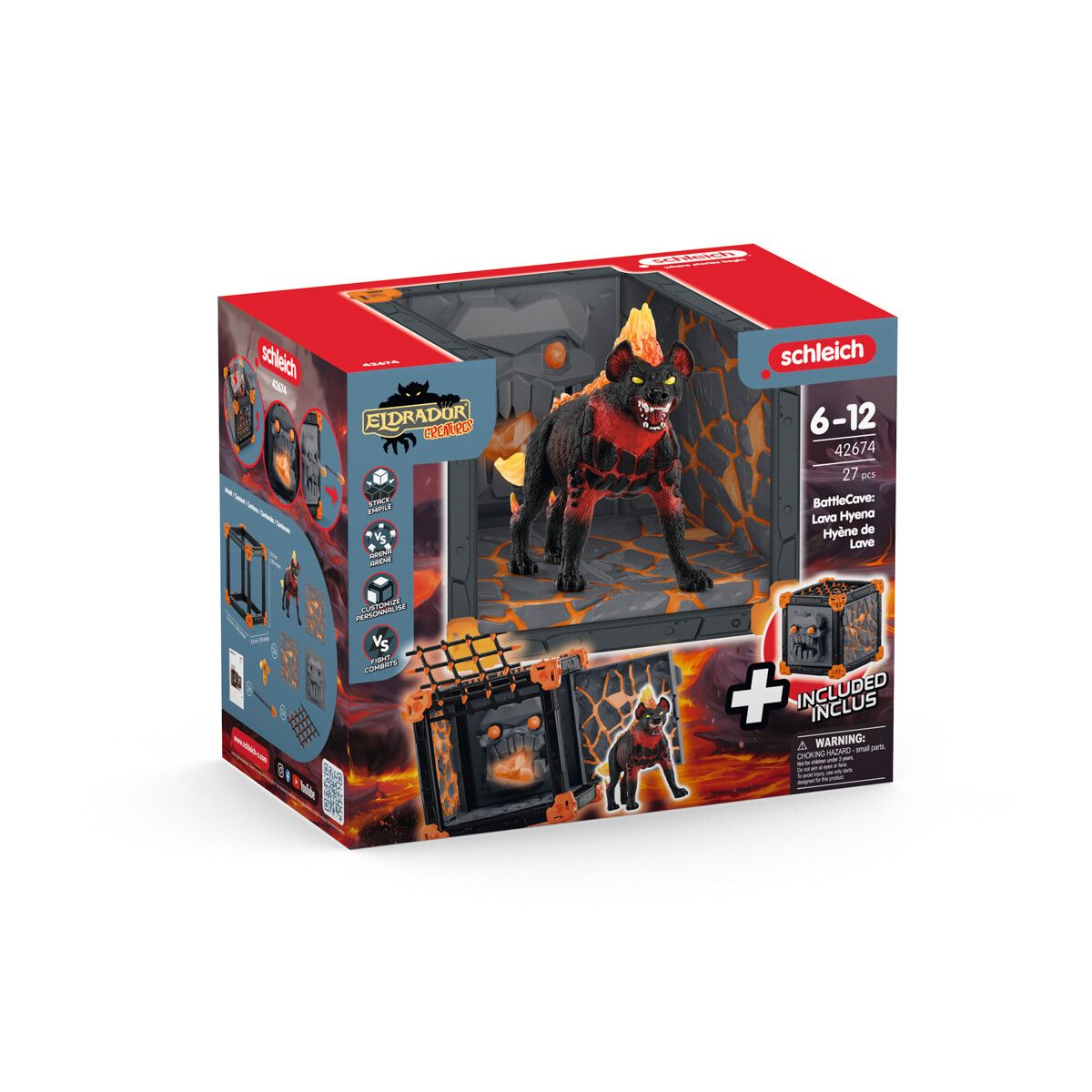 Schleich Battlecave Lava Hyene