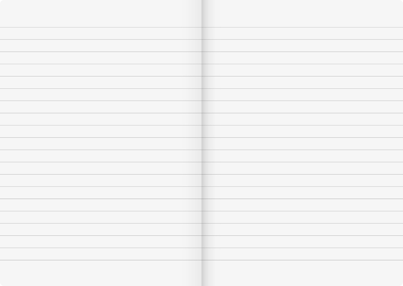 Notatbok brunnen A5 linjert ass farger