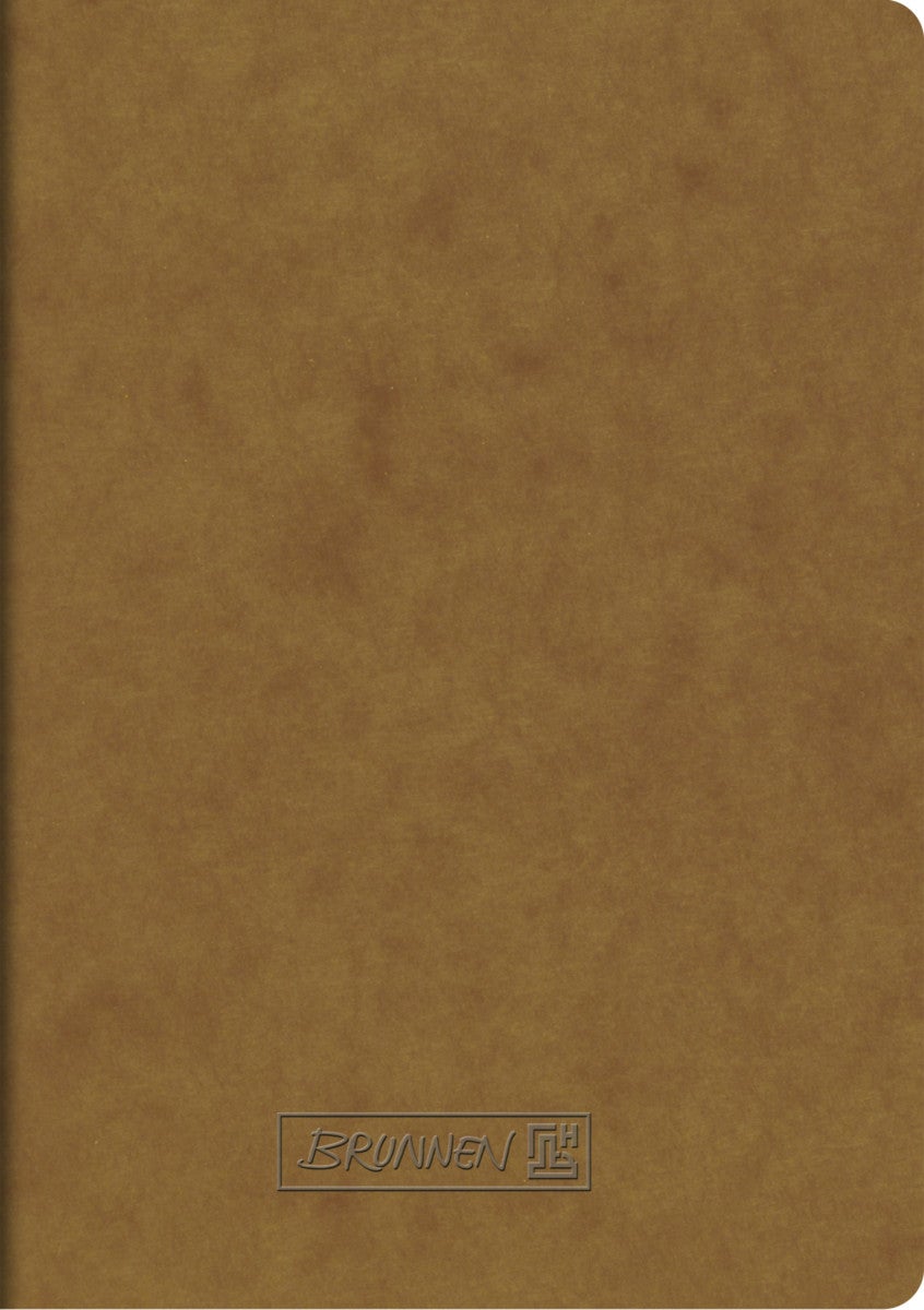 Notatbok  Brunnen A5 Brun  Linjert