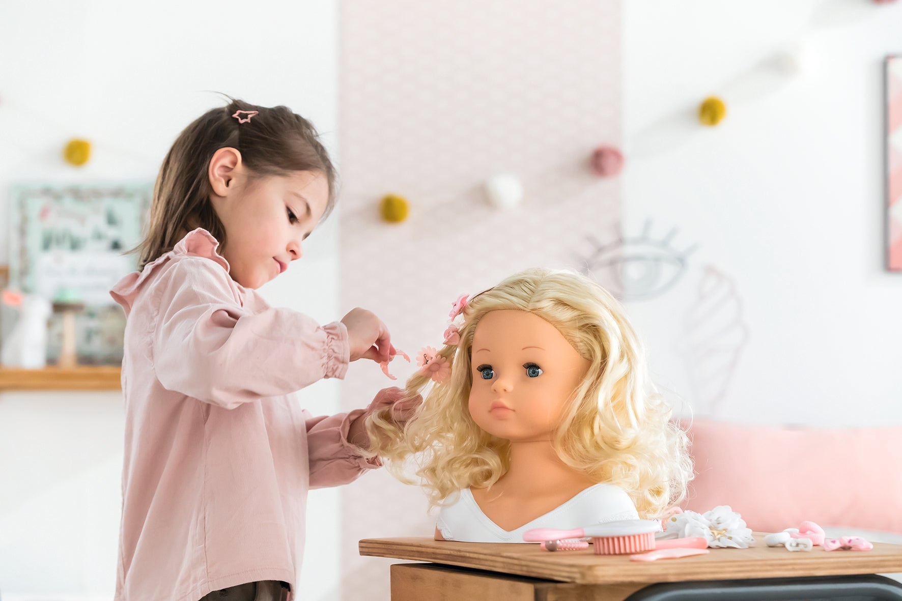 Dukke Corolle Hair Styling Head