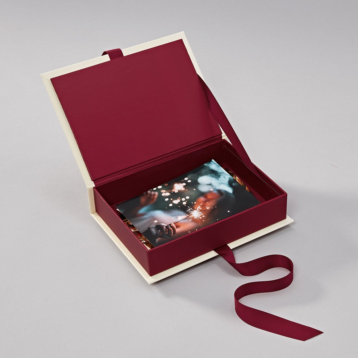 Fotoboks Burgundy S