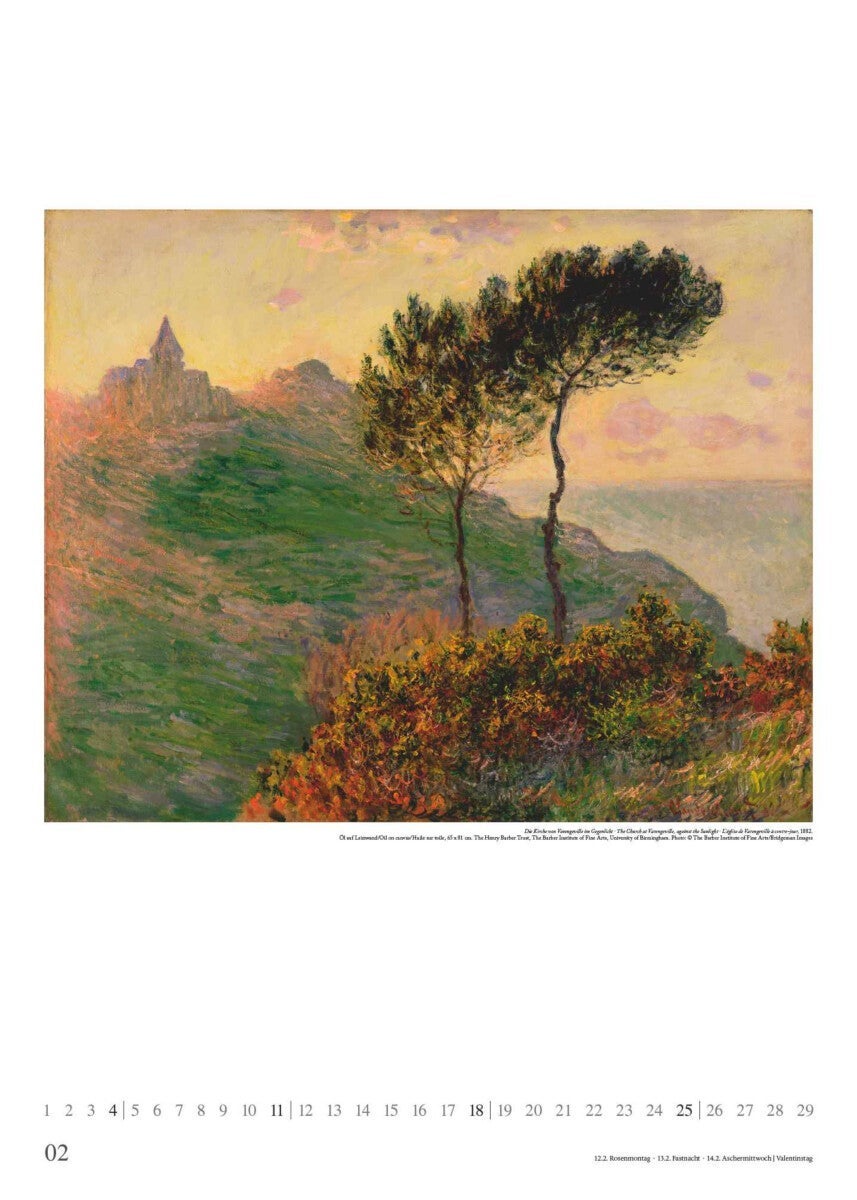 Kalender 2024 Claude Monet 50x70cm
