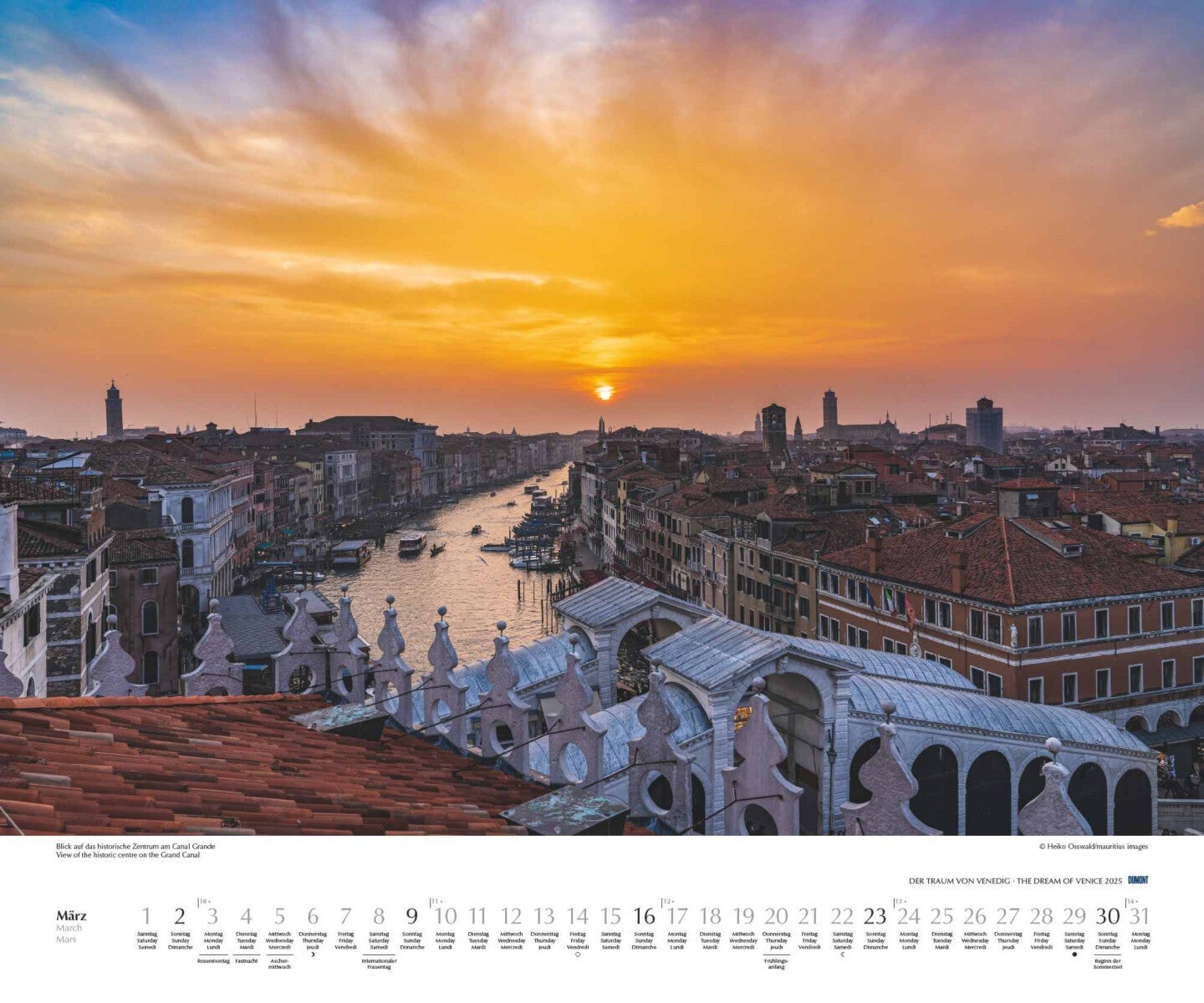 Kalender 2025 Dream of Venice 60x50cm