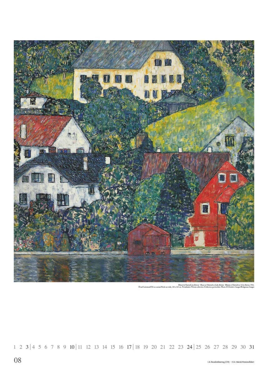 Kalender 2025 Gustav Klimt 50x70cm