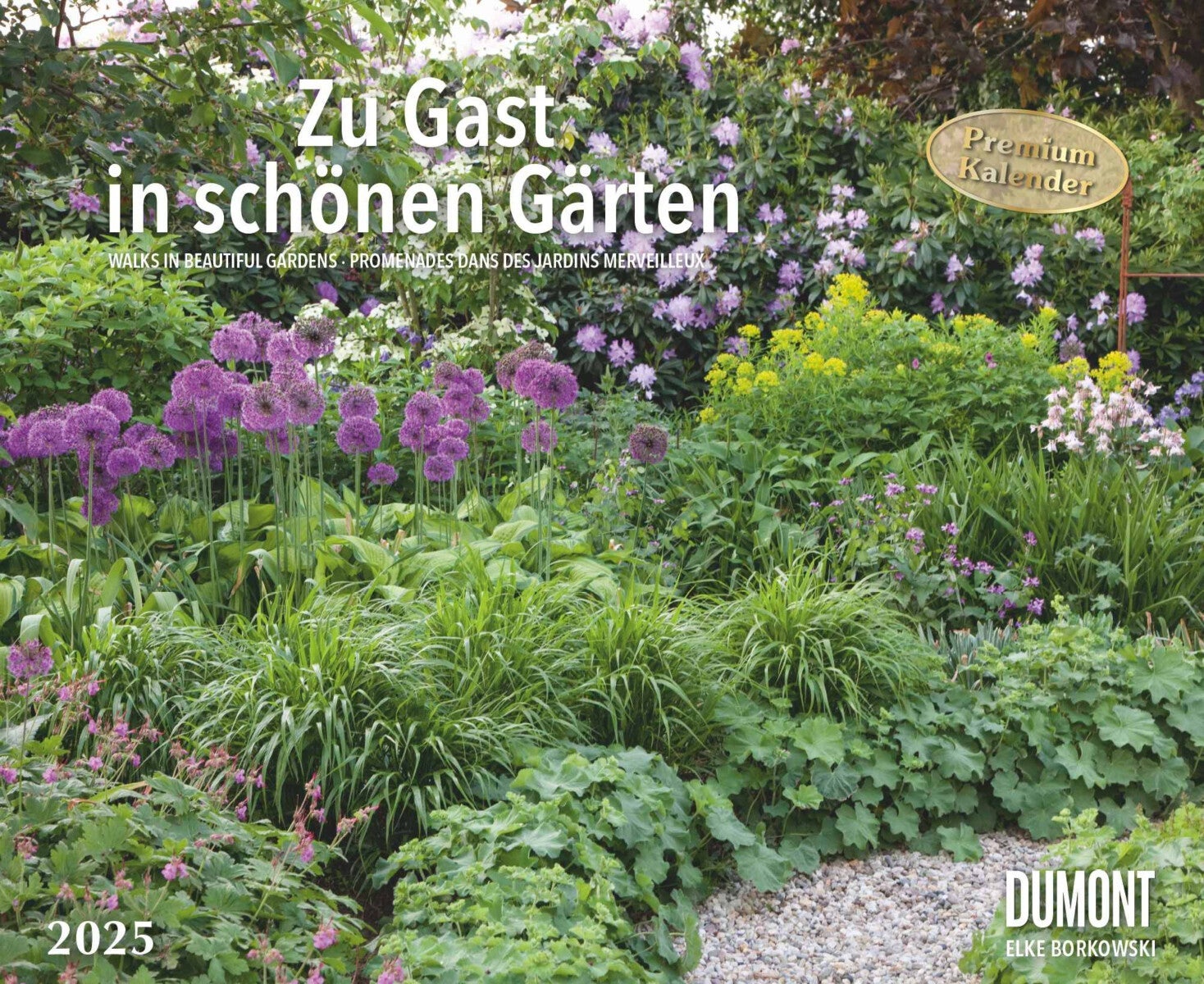 Kalender 2025 Walks in Gardens 52x43cm