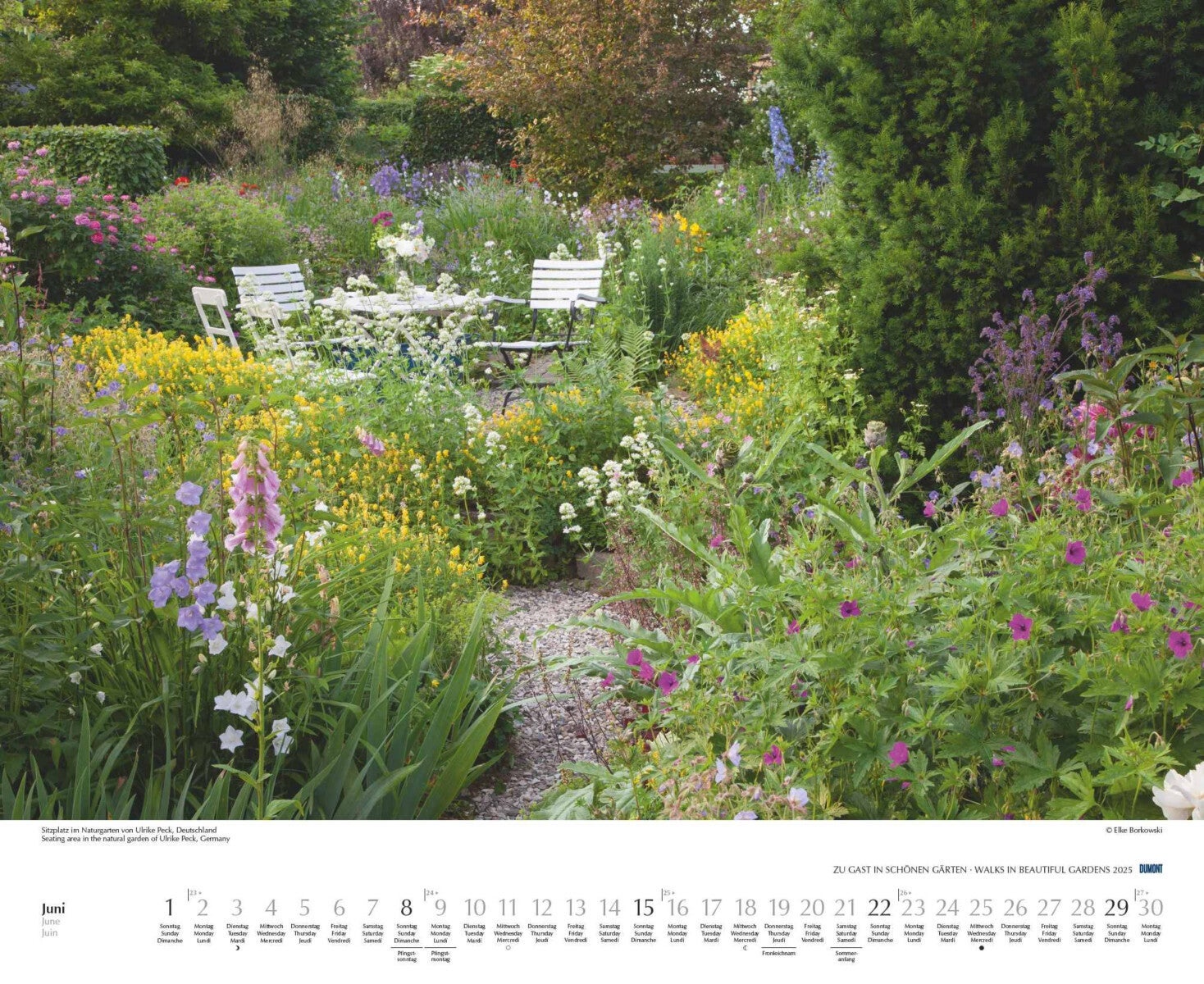 Kalender 2025 Walks in Gardens 52x43cm