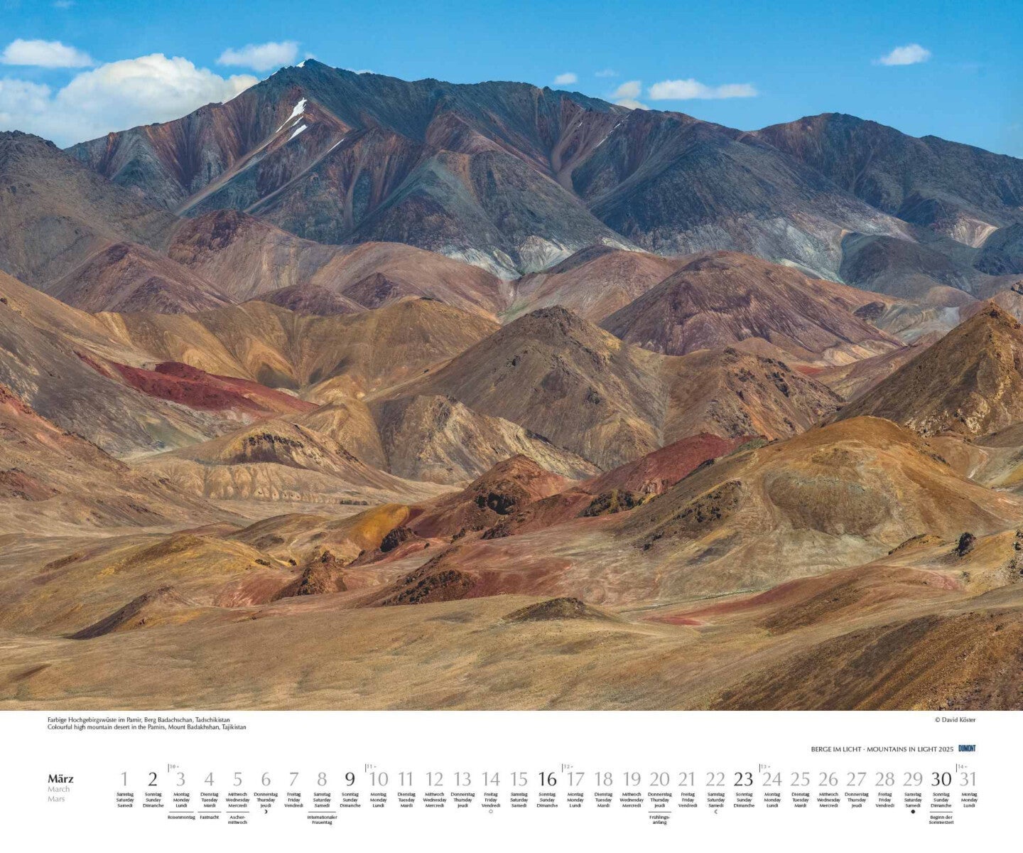 Kalender 2025 Mountains in Light 60x50cm