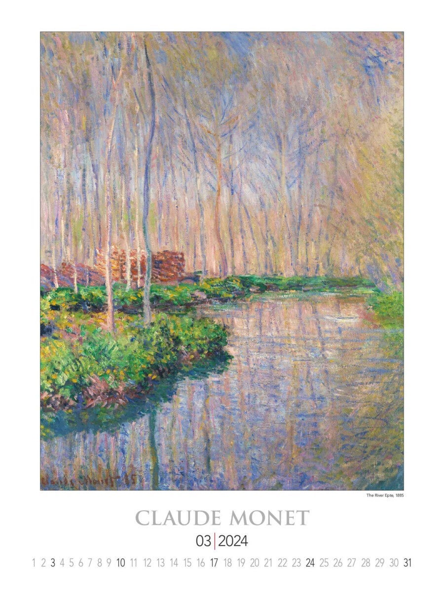 Kalender 2024 Claude Monet 42x56cm