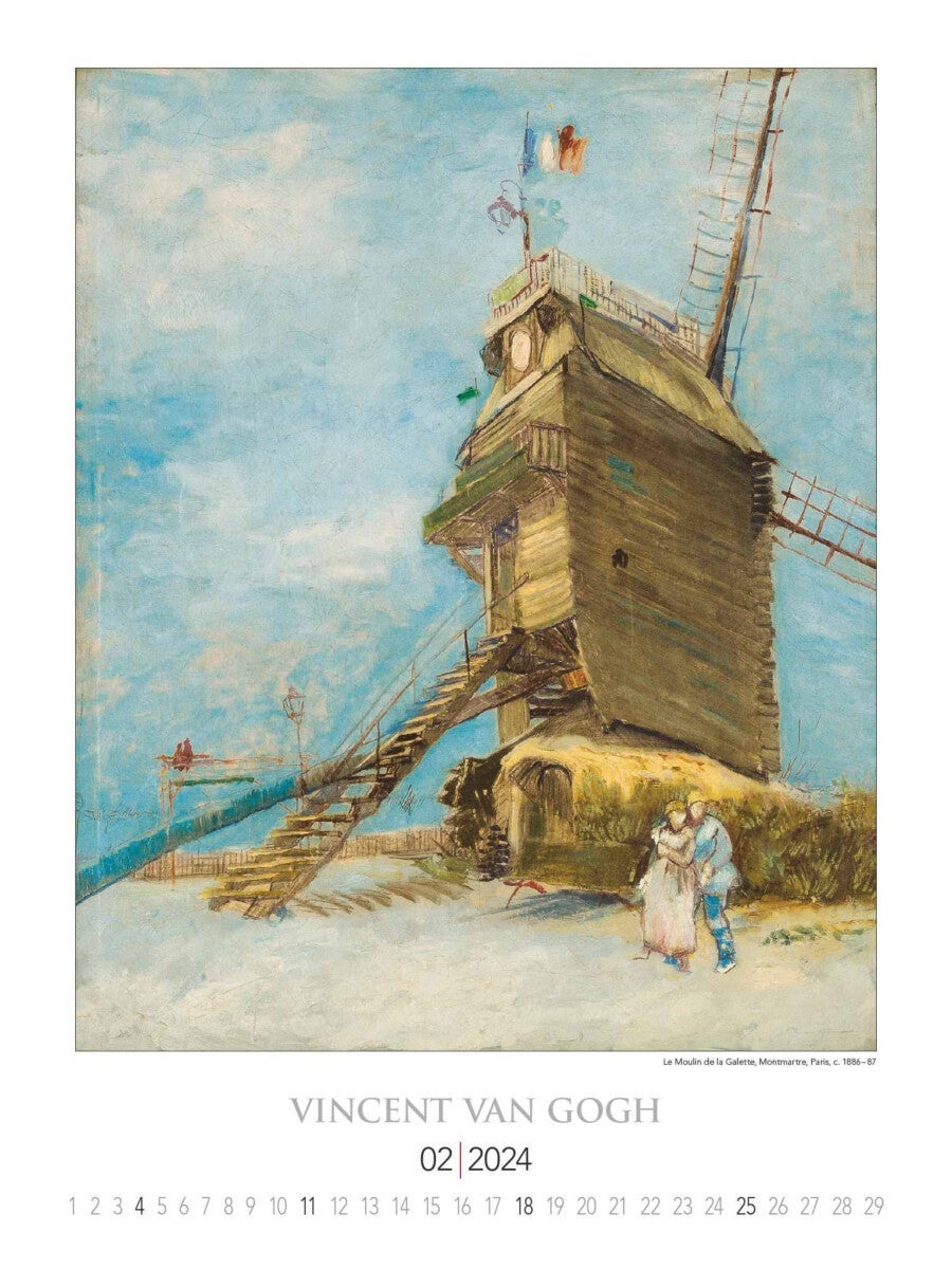 Kalender 2024 Vincent van Gogh 42x56cm