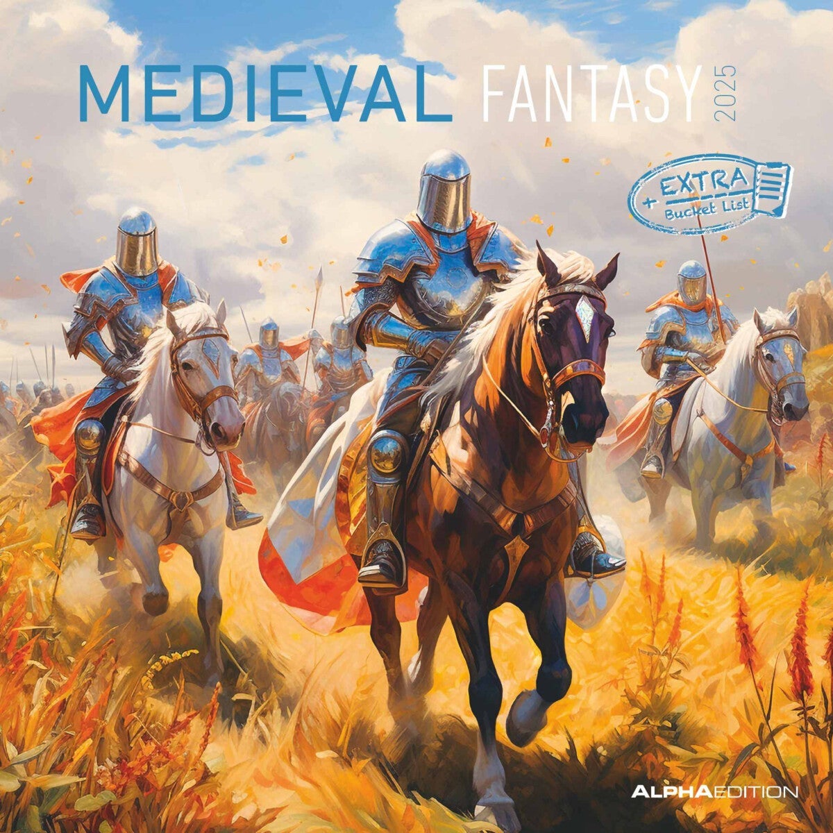 Kalender 2025 Medieval Fantasy 30x30cm