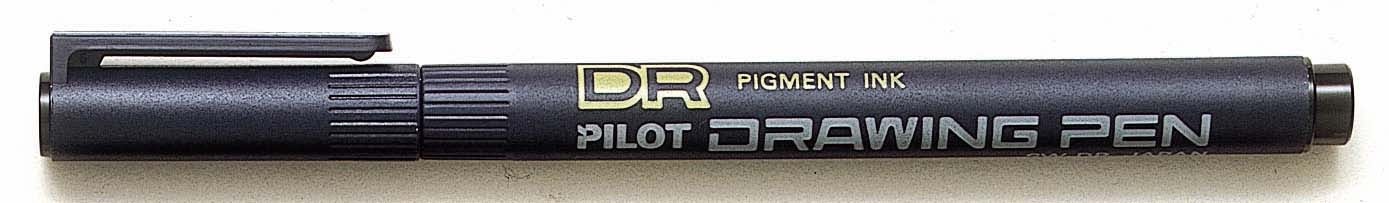 Fiberpenn Pilot Draw Pen 08 0,8mm sort