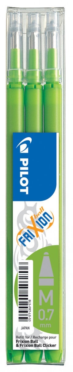 Refill Pilot Frixion 0,7 lime grønn (3)