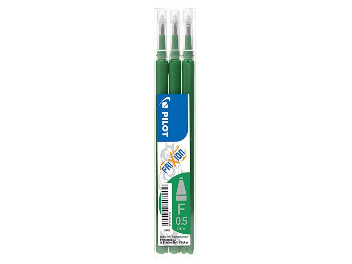 Refill Pilot Frixion 0,5 grønn (3)