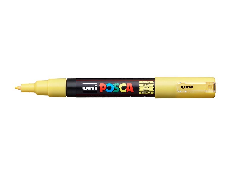 Tusj Uni Posca PC-1M Extra-Fine 0,7-1mm 2 Yellow