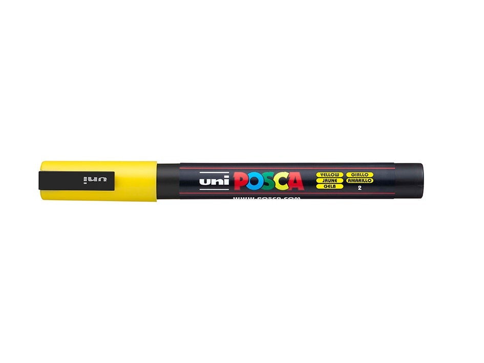 Tusj Uni Posca PC-3M Fine 0,9-1,3mm 2 Yellow
