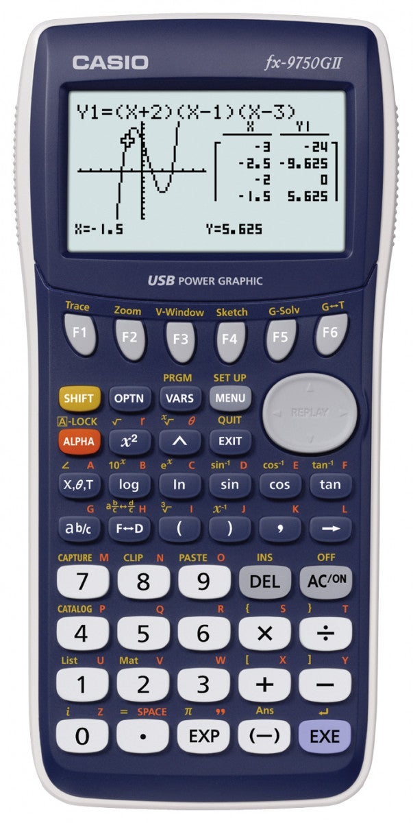 Kalkulator Casio FX-9750G II grafisk
