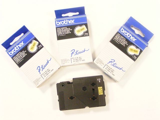 Tape Brother Tze-535 12mm hvit/blå