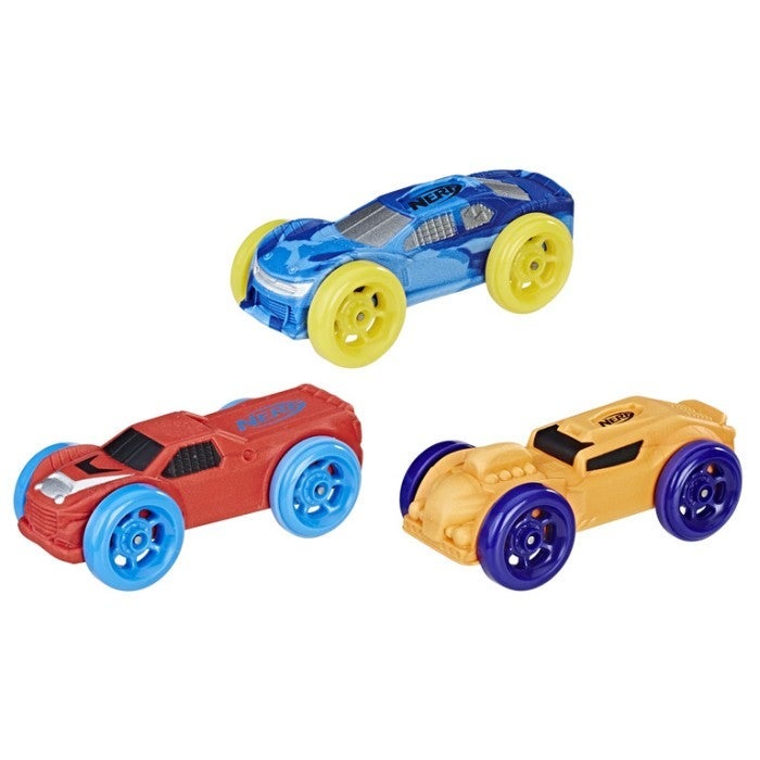 Nerf Nitro Foam Car 3Pk Ass