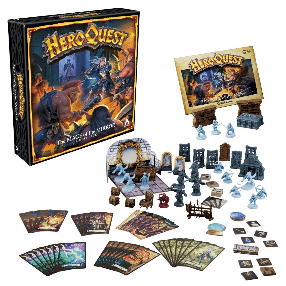 Spill Heroquest expansion Mage Mirror Quest Eng