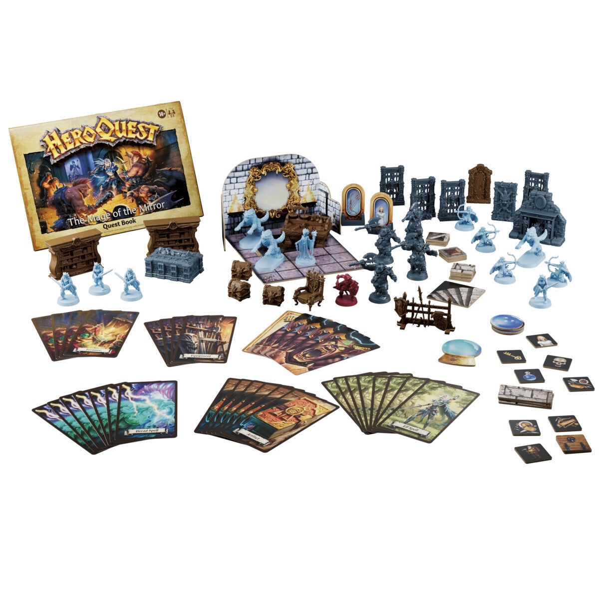 Spill Heroquest expansion Mage Mirror Quest Eng