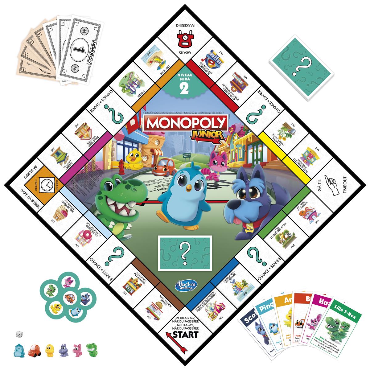 Spill Monopoly Junior 2 Games In 1