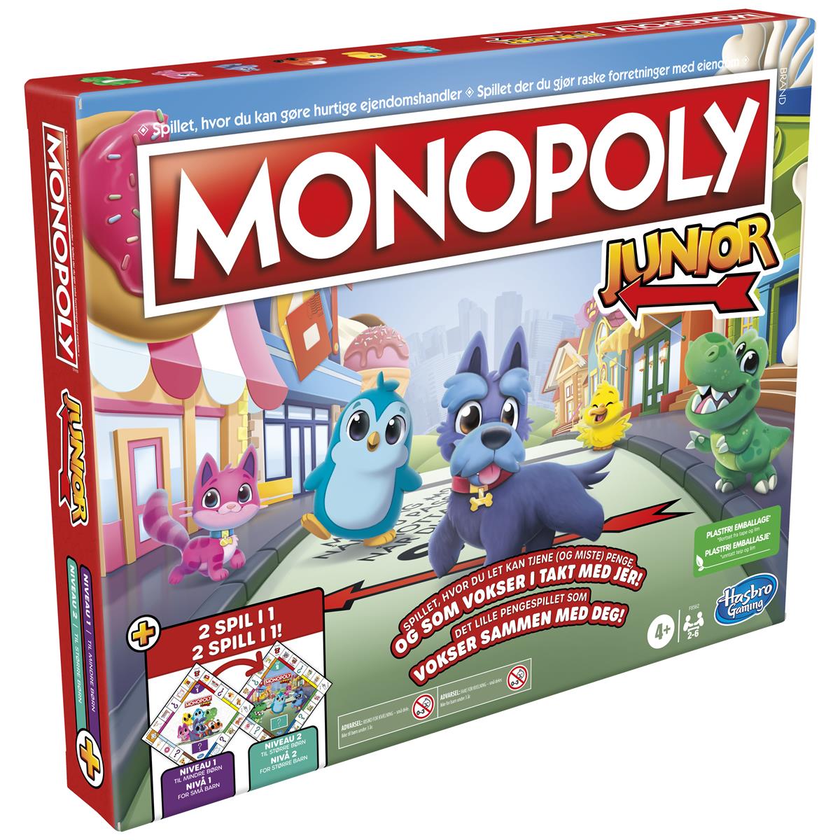 Spill Monopoly Junior 2 Games In 1