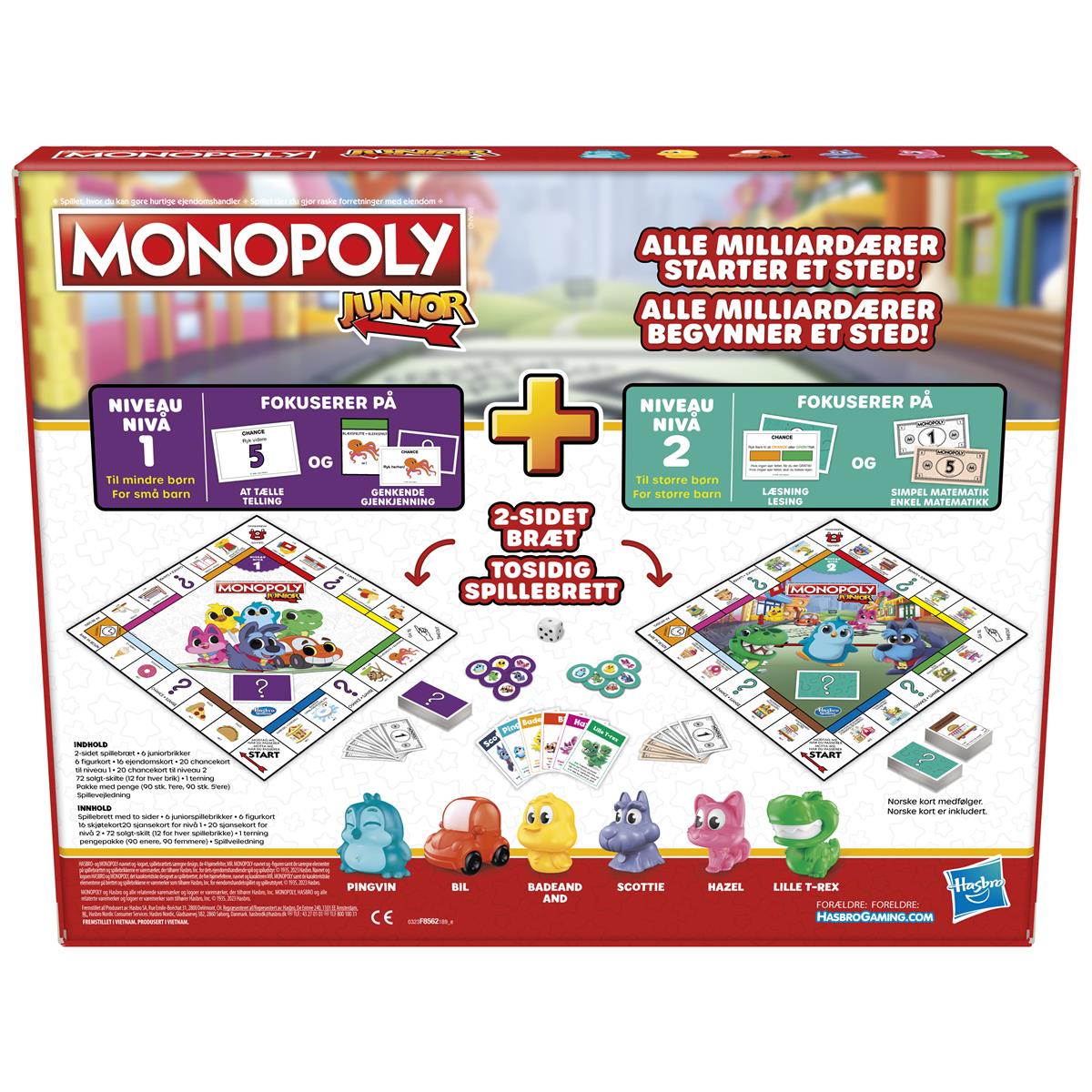 Spill Monopoly Junior 2 Games In 1